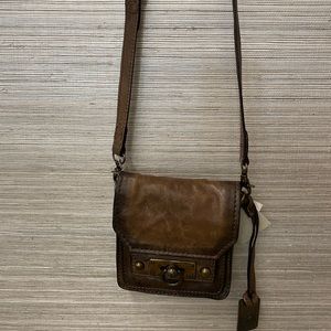 Frye Taupe Crossbody